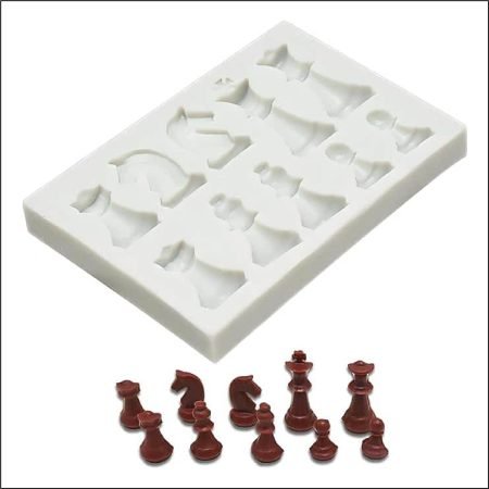 Chess-Piece-Theme-Silicone-Fondant-Mould