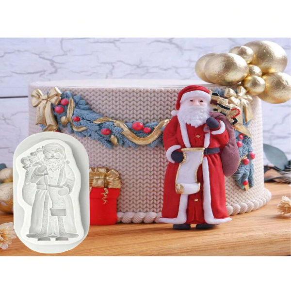 Christams santa fondant mould