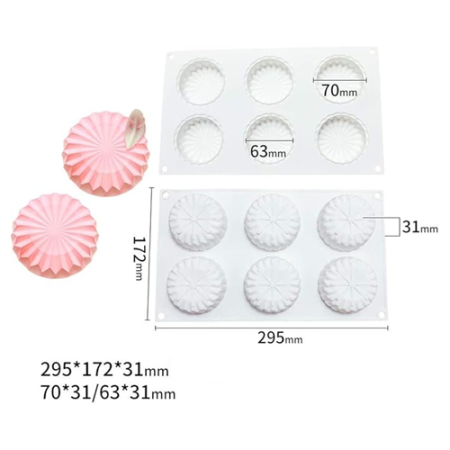Crystal spiral shape silicone Mouldf