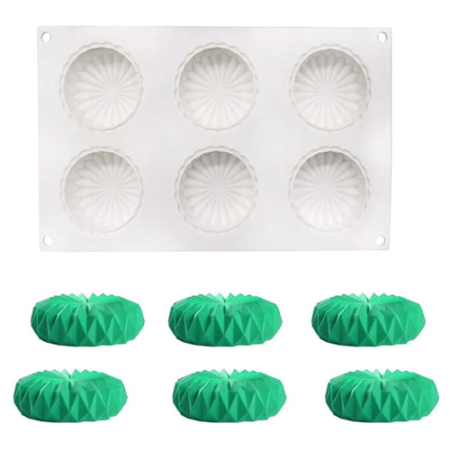 Crystral Spiral shape silicone Mould