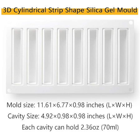 Cylinder Shape silicone mould