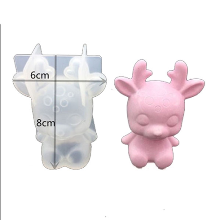 Deer shape silicone mould 2