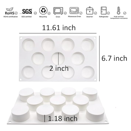 Round shape silicone mould 3