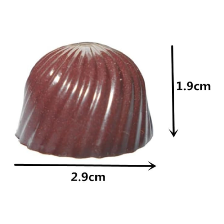 Spiral shape polycarbonate mould size