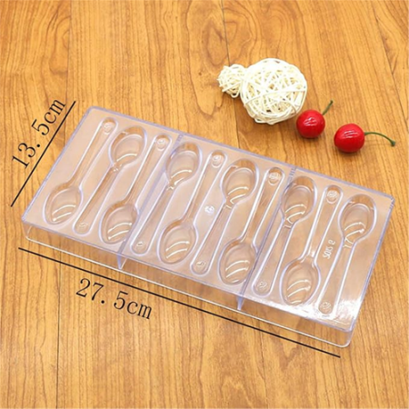 Spoon shape mould size