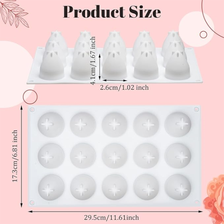 Strawberry shape silicone mould 435