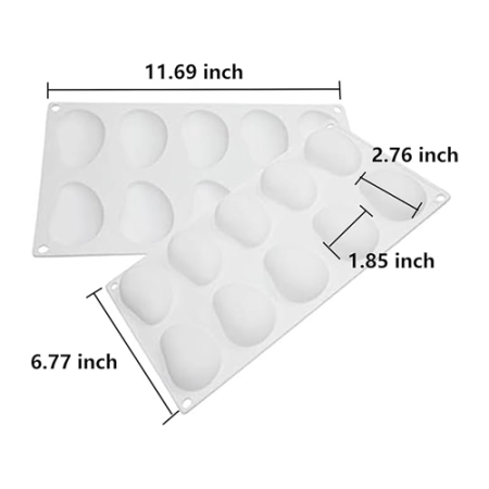mNAGO SHAPE SILICONE MOULDB SIZE