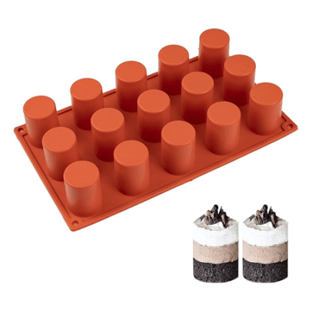 Cylinder shape mousse cake mould