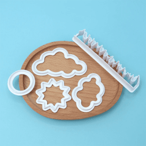 Nature Cutter Set Sun, Grass, Cloud, Round Shape Cutter