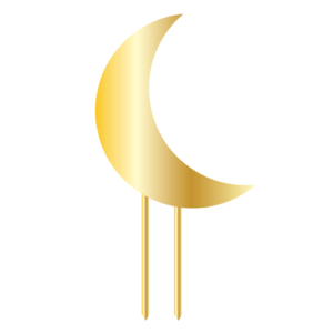 Ramadan Cake Topper Crescent Moon