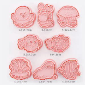 Sea Creature Cookie Plunger Cutter