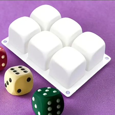 Dice Shape mousse Cake, Chocolate, Jelly Silicone Mould