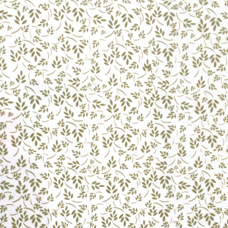 Chocolate Transfer Sheet A3 Green Leaf Branches