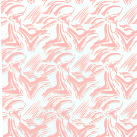 Chocolate Transfer Sheet A3 Pink Colour Rough Design 1