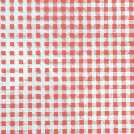Chocolate Transfer Sheet A3 Red Colour Square Design