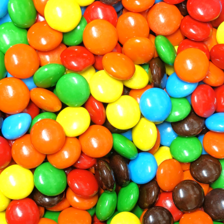 Chocolate multi color gems sprinkles