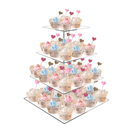 Square Acrylic Cupcake Stand