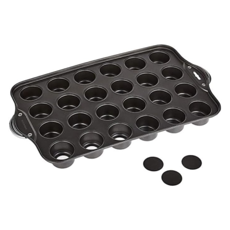 24 Cavity Removable Bottom Cupcake Pan 2