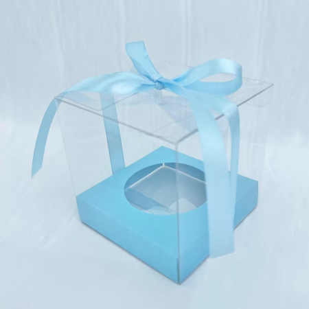Blue colour single cavity box