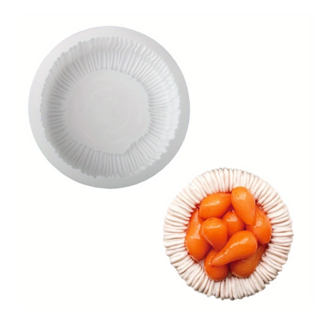 Round Large flower mousse cake mould 2