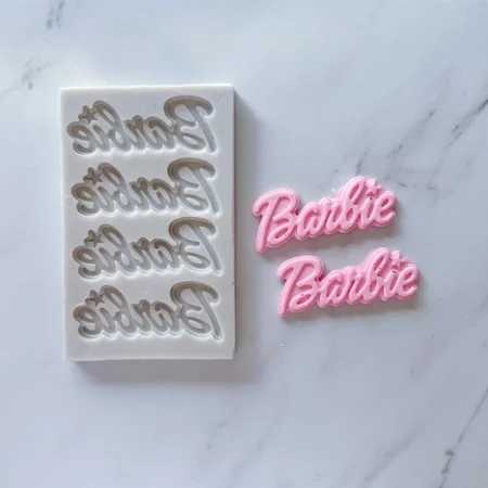 Barbie Doll Logo shape mould