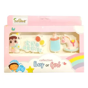 Boy or girl cake Topper Candle