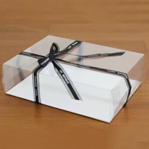 Full Transparent Large Rectangle cake box
