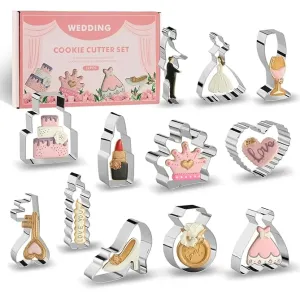 Wedding Cookie Cutter Set